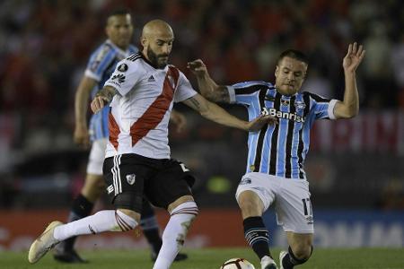 Ex-Nürnberger Pinola mit River Plate im Libertadores-Cup-Finale