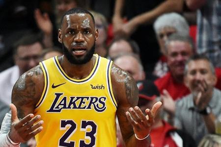 NBA-Superstar James kann Lakers-Niederlage nicht verhindern