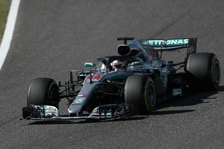 Start in Japan: Hamilton bleibt vorne - Vettel schon Vierter