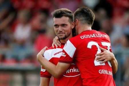 Fortuna vorerst ohne verletzten Gießelmann