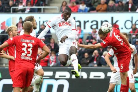 Köln rettet Punkt und zumindest vorerst die Tabellenführung