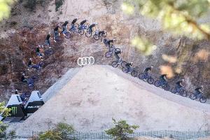 Premiere: Mountainbiker Godziek steht ersten "Quadruple Tailwhip"