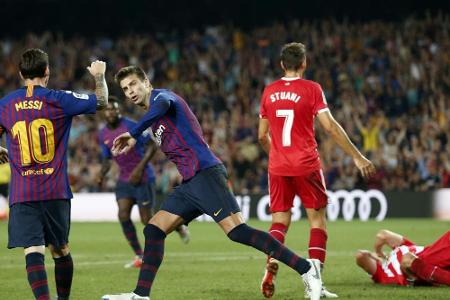 Erster Punkteverlust: Barcelona erkämpft 2:2 gegen Girona