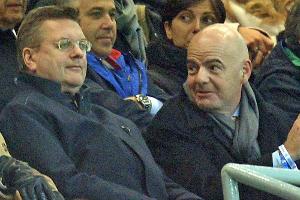 Spiegel: Differenzen zwischen Grindel und Infantino wegen EM-Bewerbung