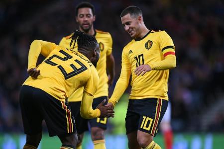 Belgien ohne Mühe in Schottland