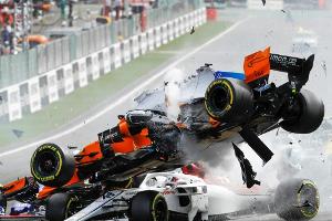 Spa-Crash: Über fünf Tonnen wirkten auf Halo von Leclerc