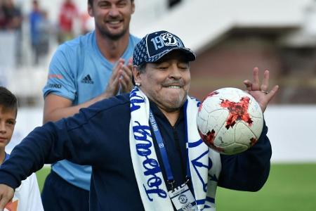 Maradona in Mexiko begeistert empfangen
