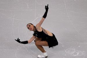 Eiskunstlauf: Olympiasiegerin Sagitowa gewinnt Kurzprogramm in Oberstdorf