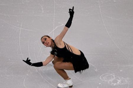 Eiskunstlauf: Olympiasiegerin Sagitowa gewinnt Kurzprogramm in Oberstdorf