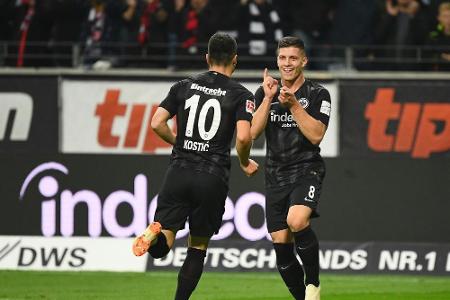 Besser als die Bayern: Jovic und Haller schießen Frankfurt auf Platz vier