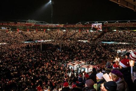 Union Berlin prüft Verlegung des traditionellen Weihnachtssingens