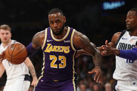 NBA: Mavericks verlieren in Schlusssekunden gegen Lakers