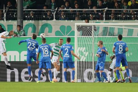 2:2 gegen Bochum: Greuther Fürth verpasst Sprung an die Spitze