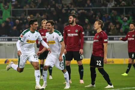 Heimstarke Gladbacher bleiben erster BVB-Verfolger - Ginter schwer verletzt