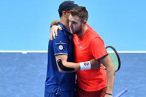 Tennis: Bryan/Sock gegen Herbert/Mahut im Doppelfinale von London