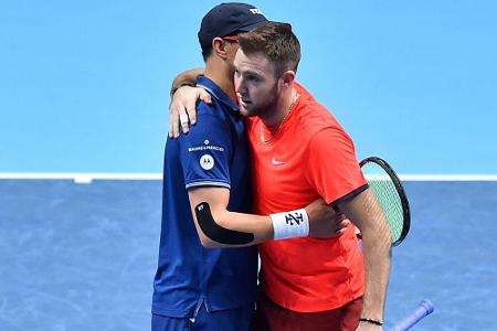 Tennis: Bryan/Sock gegen Herbert/Mahut im Doppelfinale von London