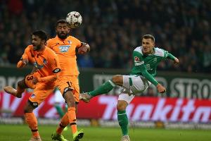 1:1 gegen Hoffenheim - Werder kann Heimniederlage abwenden