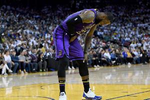 NBA: James bei Lakers-Sieg mit Leistenzerrung