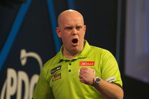 Darts-WM: van Gerwen zieht souverän ins Viertelfinale ein