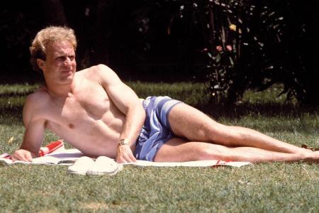 Bei so viel Anstrengung muss man sich auch mal Minuten der Ruhe gönnen. Und die gönnte er sich auch - wie hier an einem Ents...