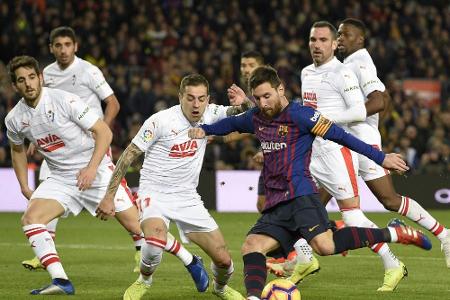 Barcelona nach Pflichtsieg weiter vorne - 400. Ligator von Messi