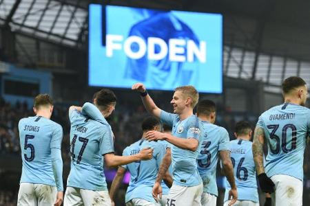 Manchester City mit Torfestival in die vierte FA-Cup-Runde