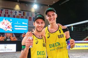 Beachvolleyballer Thole/Wickler gewinnen Silber in Den Haag