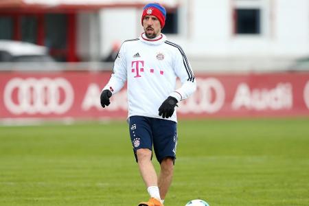 Ribery zurück im Mannschaftstraining