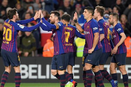 6:1 im Rückspiel: Barcelona zieht ins Pokal-Halbfinale ein