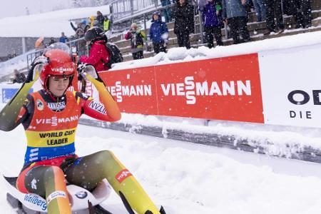 Rodeln: Geisenberger zum vierten Mal Weltmeisterin