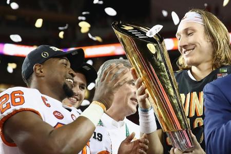 Football: Clemson Tigers gewinnen College-Finale gegen Alabama