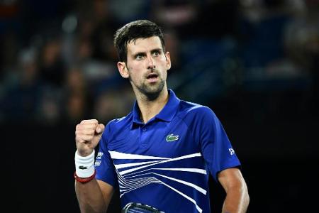 Djokovic mit Mühe weiter - im Viertelfinale wartet Nishikori