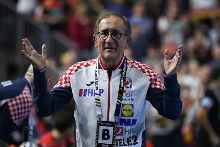 Handball: Kroatiens Nationaltrainer mit harscher Schiedsrichterkritik