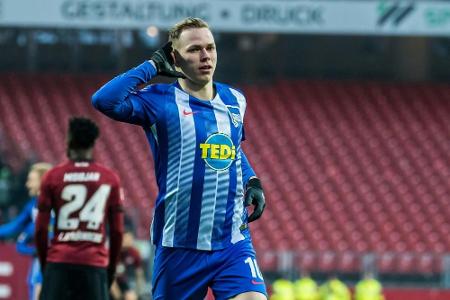 Doppelpack in Nürnberg: Duda gewinnt Wette gegen Kalou