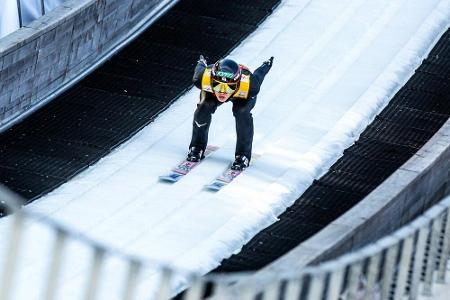 Deutsche Skiflieger in Planica zur Halbzeit Dritte