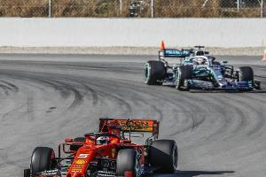 Ende der  Testfahrten: Vettel Drei Tausendstel vor Hamilton