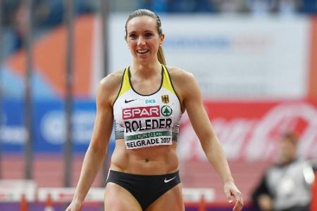 Roleder im Halbfinale über 60 m Hürden