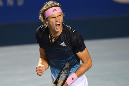 Zverev in Acapulco in beiden Endspielen