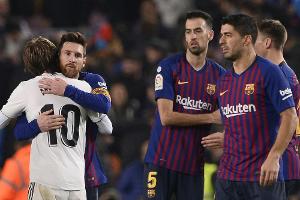Kein Sieger im Pokal-Clasico: Halbfinale zwischen Barcelona und Madrid endet 1:1