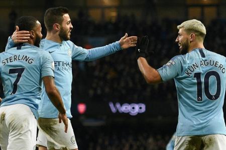 Agüero-Dreierpack gegen Arsenal: City bleibt an Liverpool dran