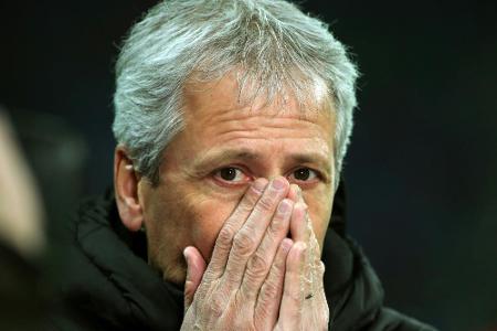 Dortmund ohne Trainer Favre auf der Bank