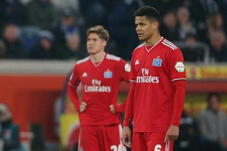 HSV verliert in Unterzahl in Bielefeld