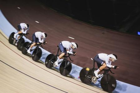 Bahnrad-WM: Deutscher Vierer erreicht Platz fünf
