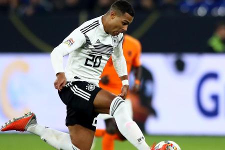 Gnabry stand seinem Nebenmann anfänglich in nichts nach. Den flinken Bayern-Stürmer bekam die Abwehr der Efltal nie wirklich...