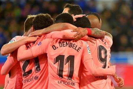 Barcelona nach Sieg bei Alaves fast Meister