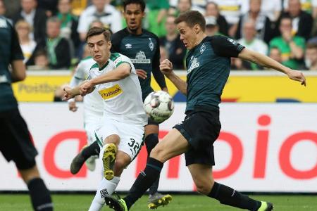 Nur 1:1: Gladbach verpasst gegen Werder Befreiungsschlag