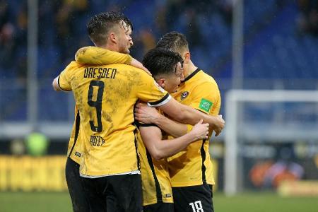 Sieg in Aue: Dresden gelingt Befreiungsschlag