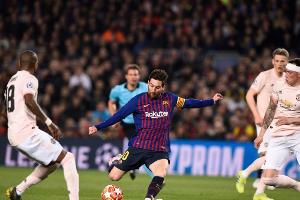 Überragender Messi beendet ManUniteds Titelhoffnungen