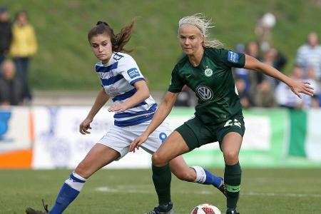 Wolfsburger Fußballerinnen machen großen Schritt Richtung Titel
