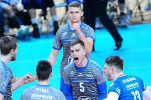 Volleyball-Finale: Friedrichshafen einen Sieg vom Titel entfernt